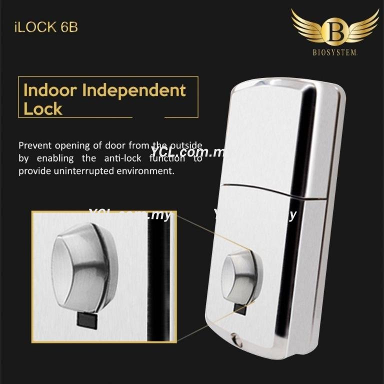 Smart Home Digital Lock with mobile App, password,  Biosystem ilock 6b
